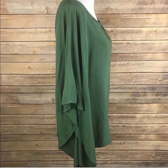 Young Fabulous & Broke Green One Shoulder Blouse - Picture 2 of 4